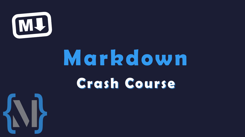 Markdown Crash Course